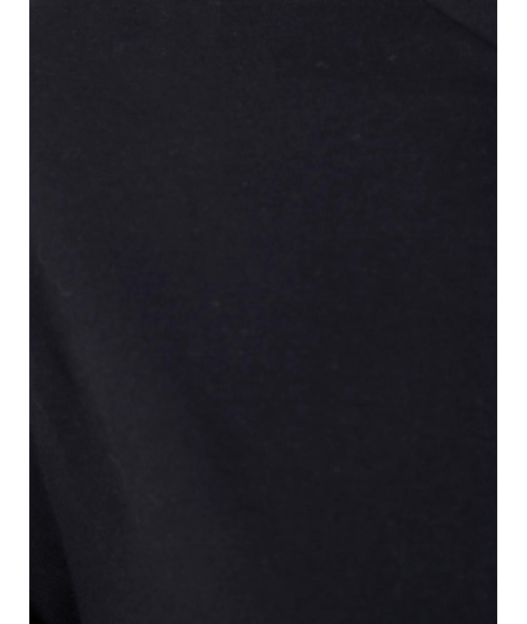 BRUNELLO CUCINELLI Черная хлопковая футболка, фото 3