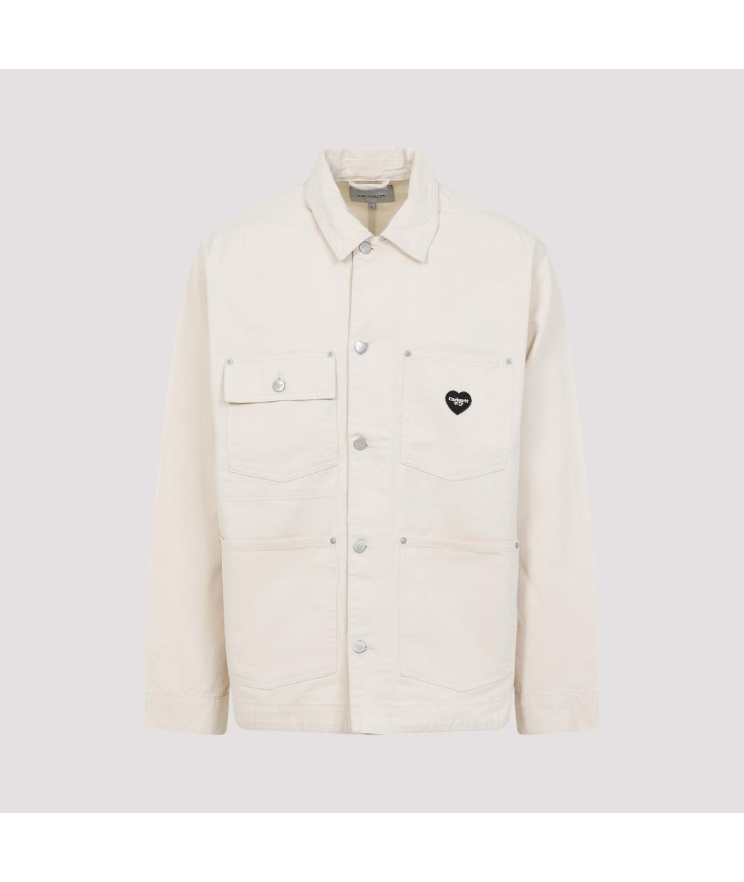 CARHARTT WIP Бежевая хлопковая куртка, фото 2
