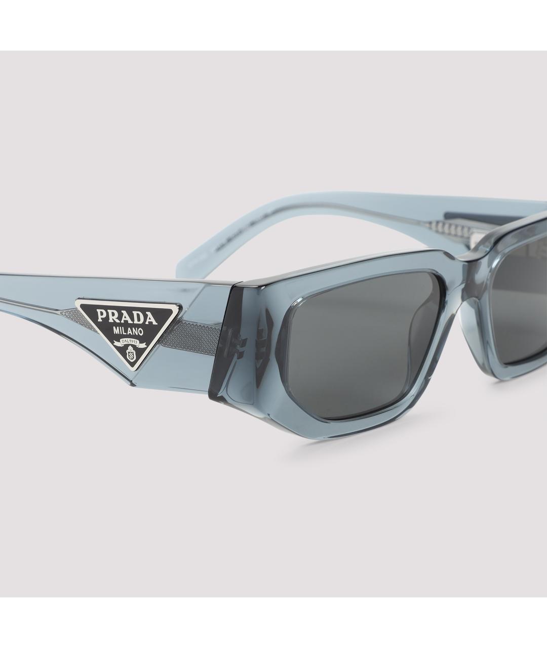PRADA Голубые солнцезащитные очки, фото 4