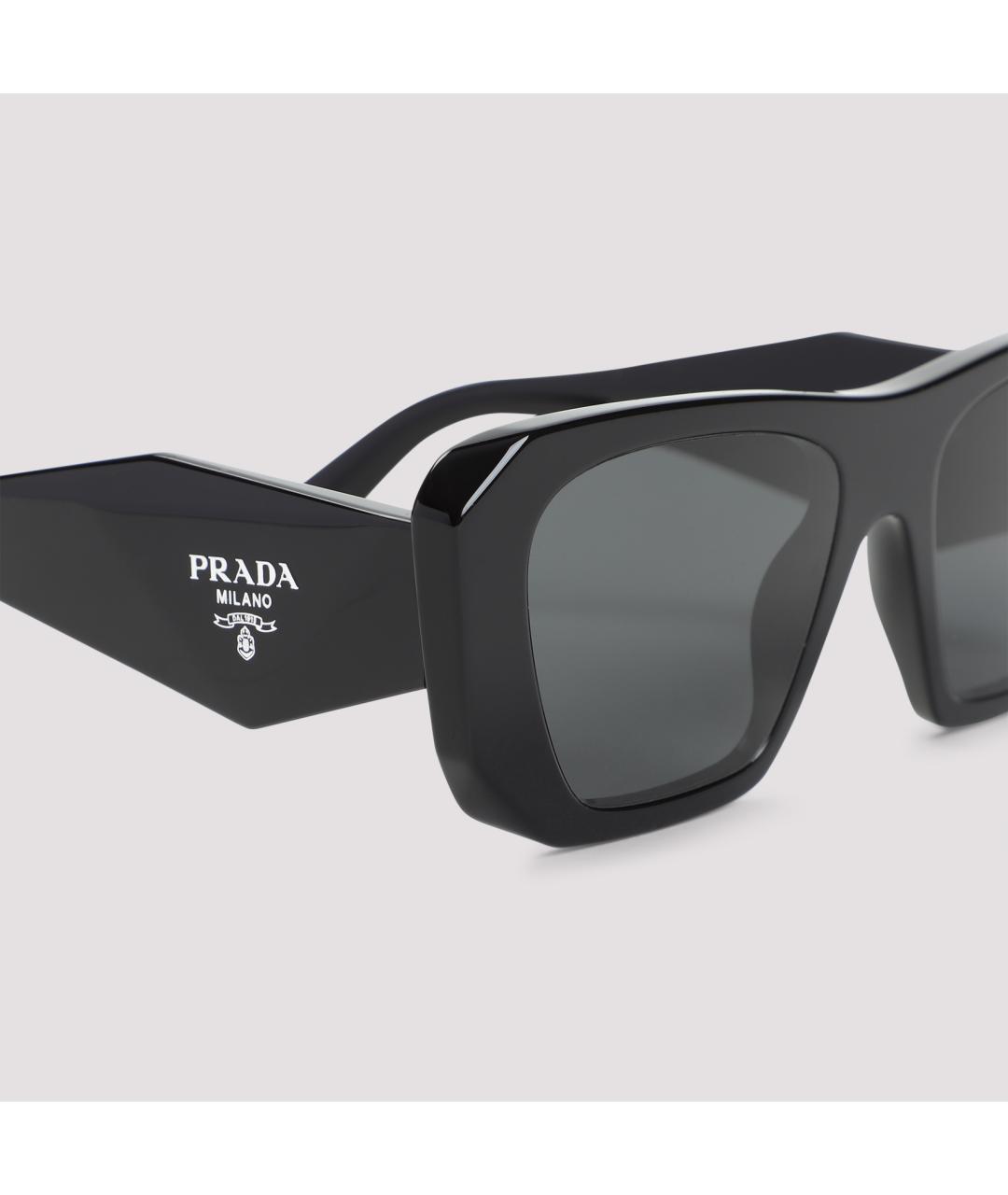 PRADA Черные солнцезащитные очки, фото 4