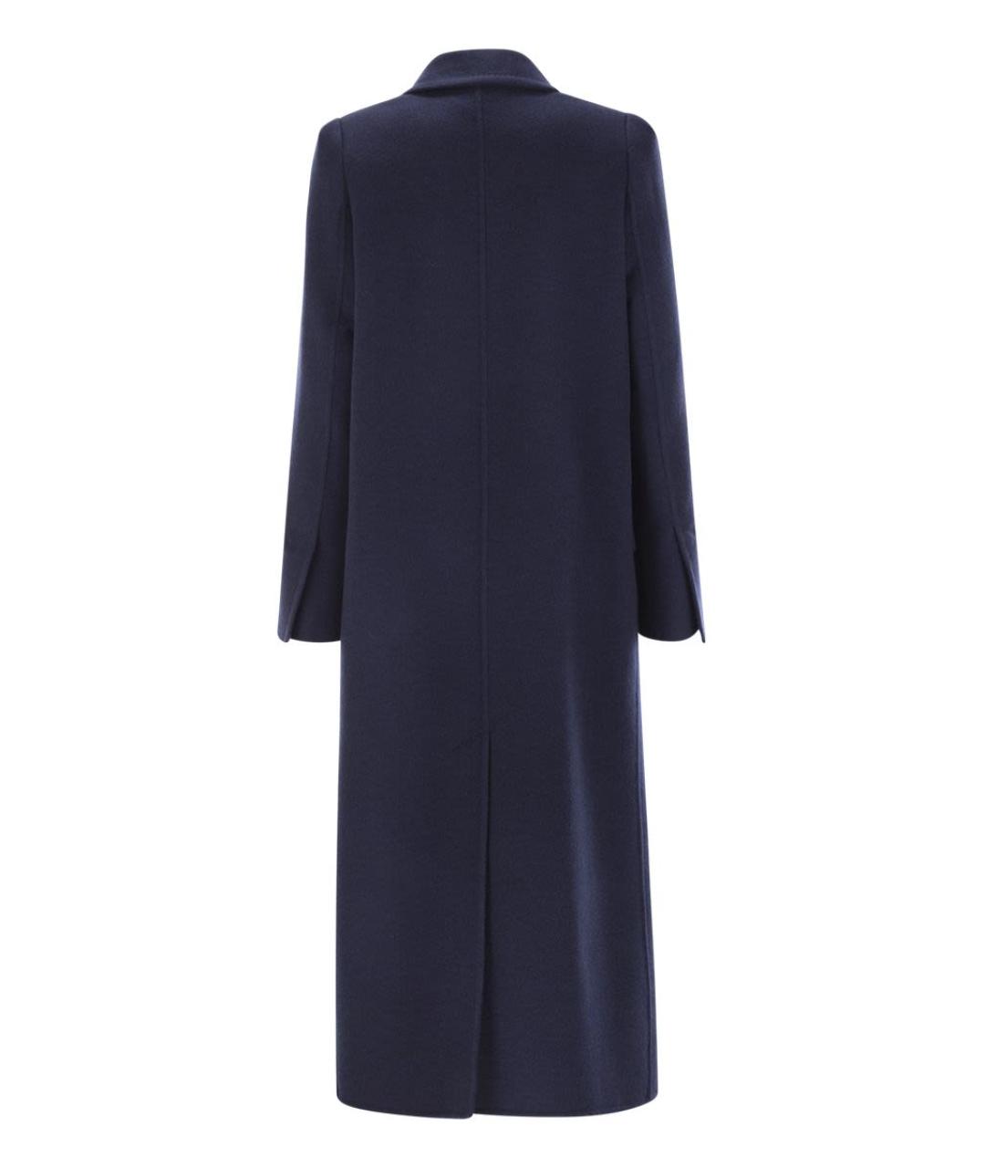 MAX MARA Синее шерстяное пальто, фото 2