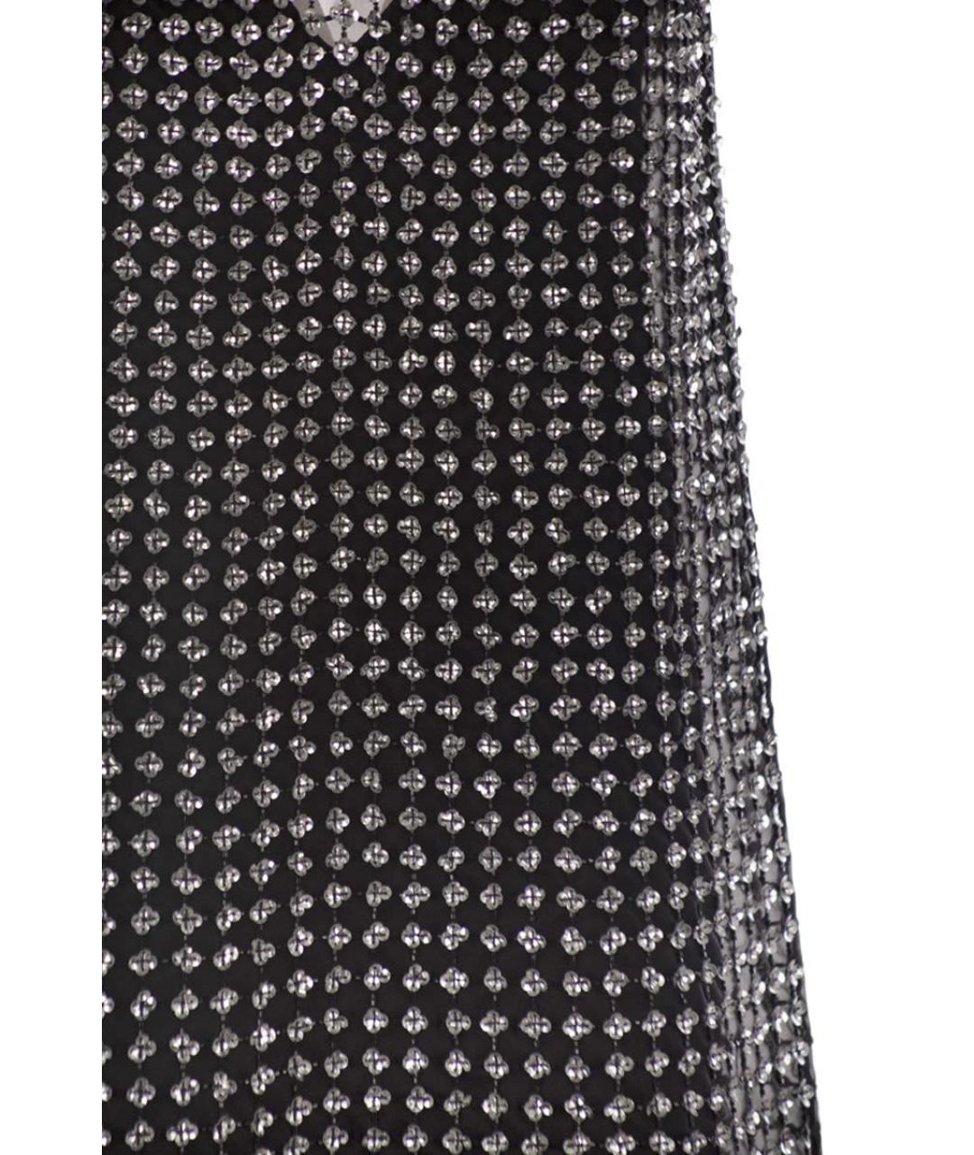 MAX MARA Черное полиэстеровое повседневное платье, фото 4