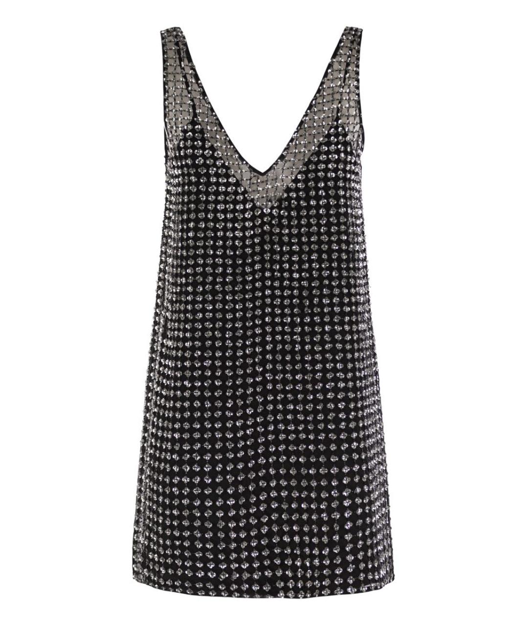 MAX MARA Черное полиэстеровое повседневное платье, фото 1