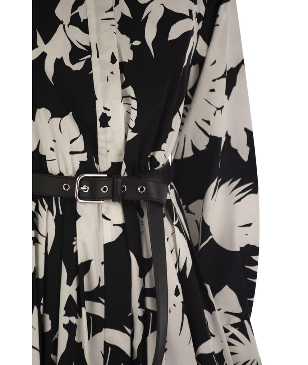 MAX MARA Черное хлопковое повседневное платье, фото 4