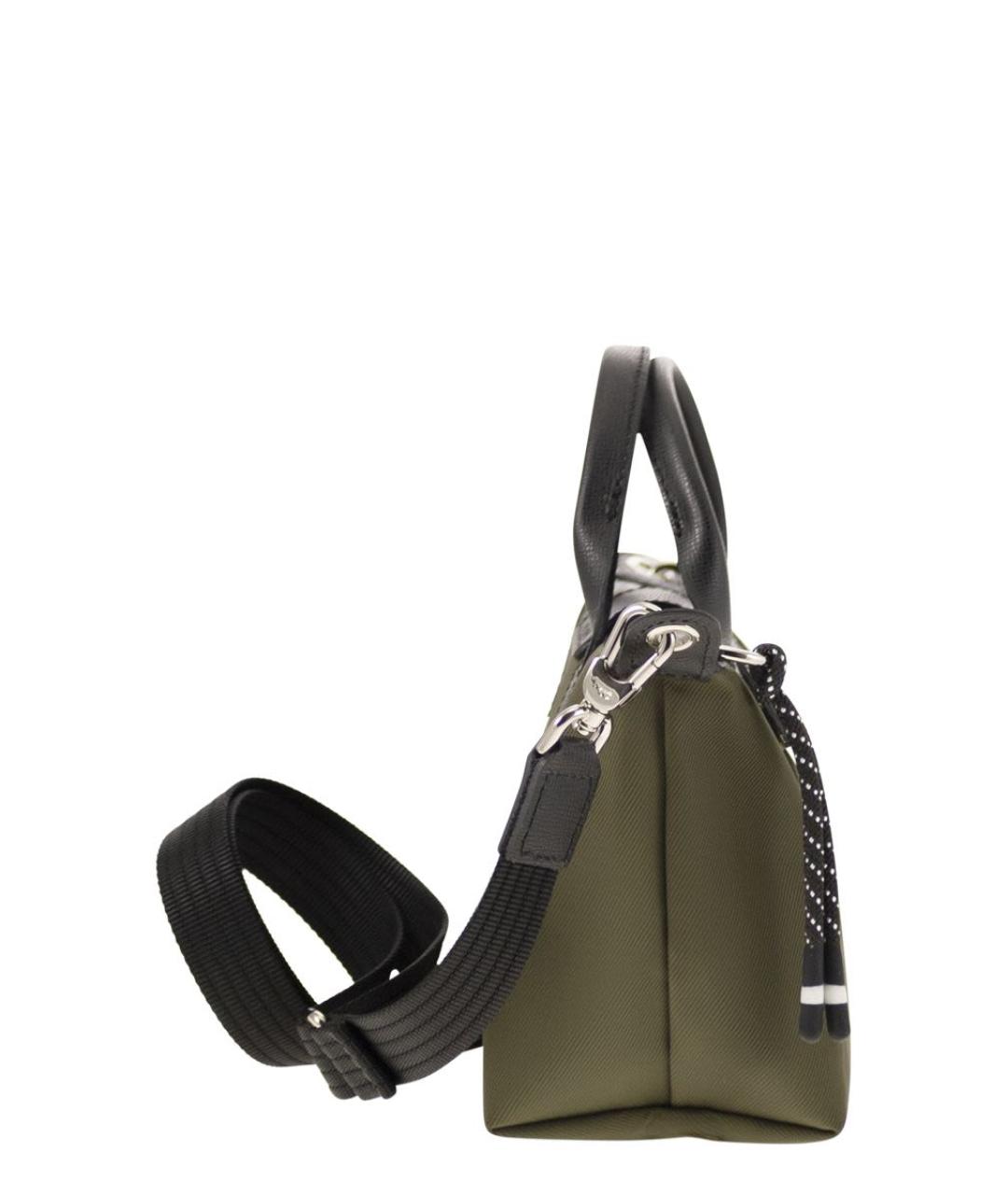 LONGCHAMP Хаки тканевая сумка тоут, фото 3