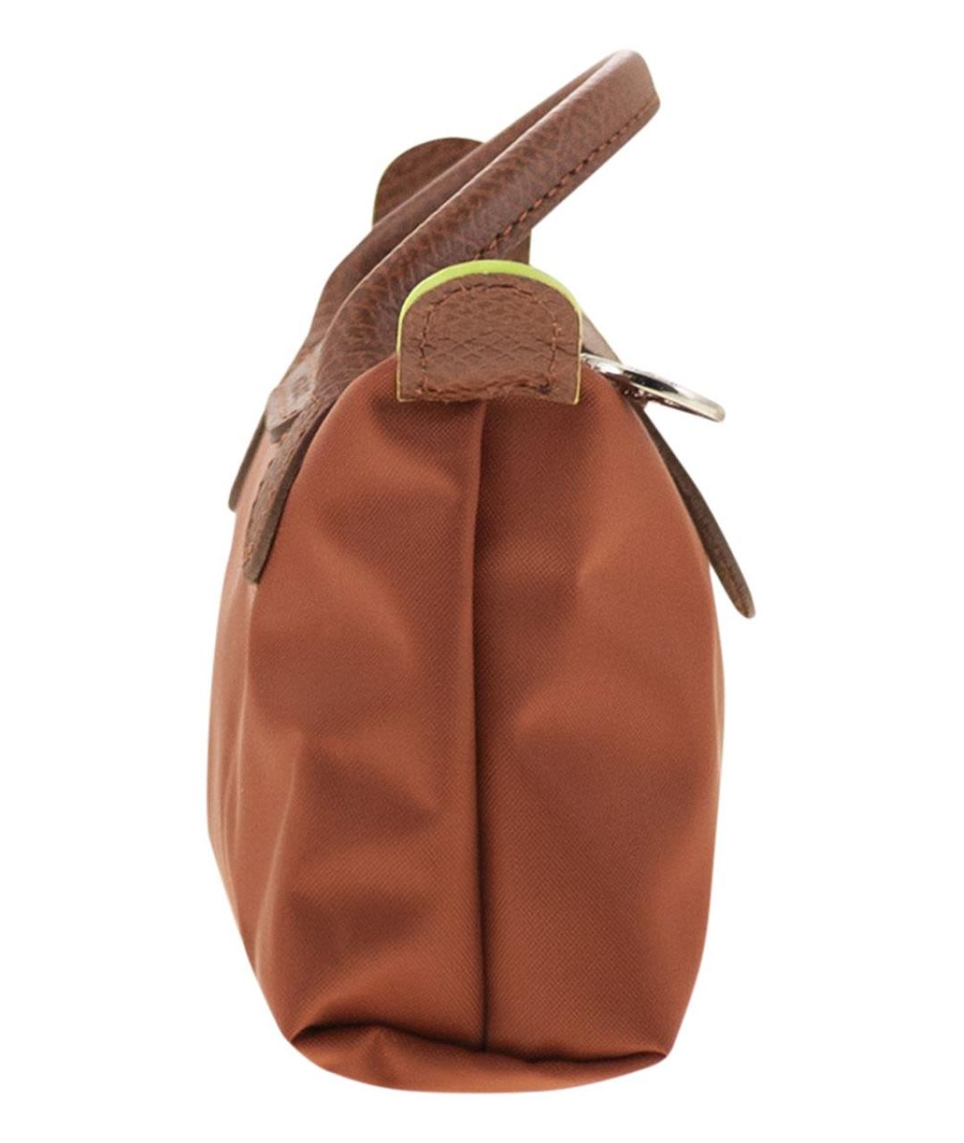 LONGCHAMP Коричневая тканевая сумка тоут, фото 3