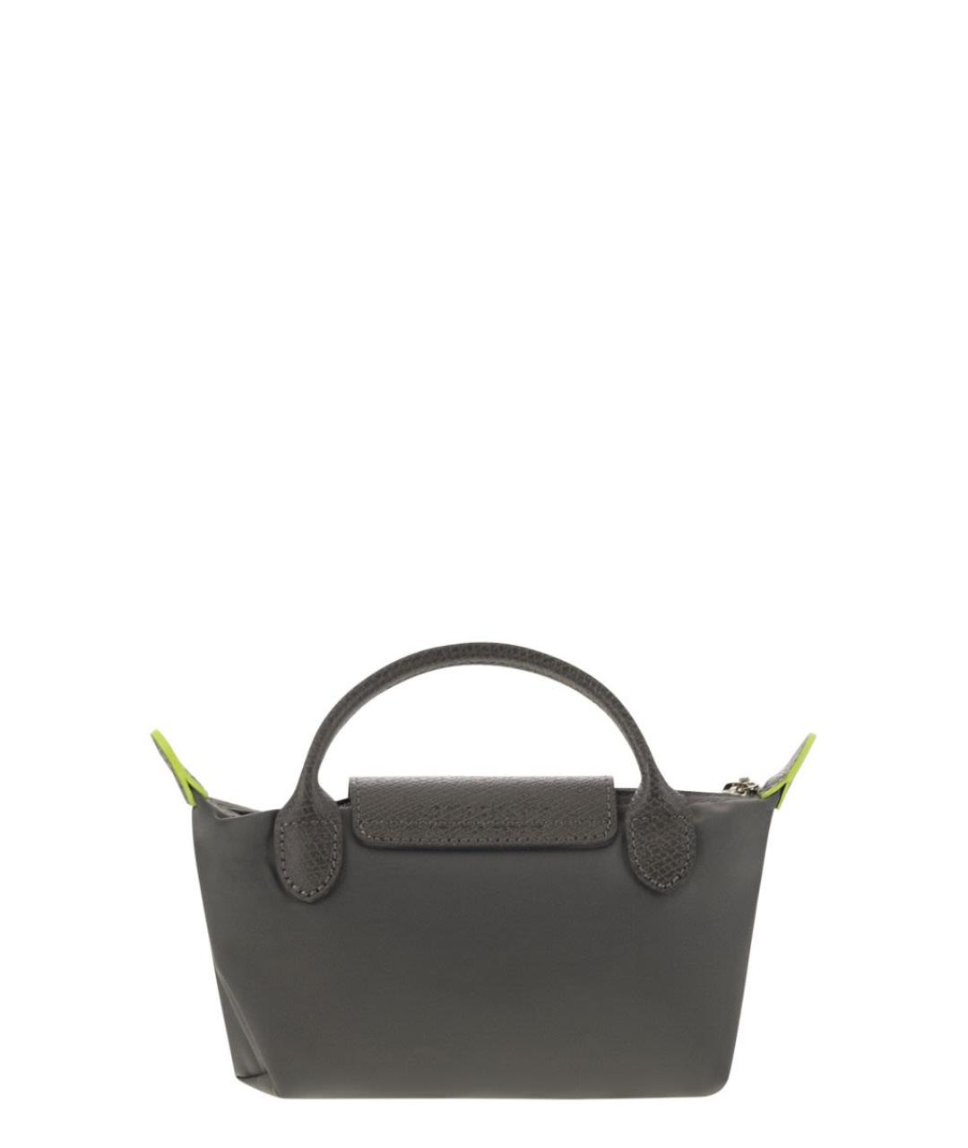 LONGCHAMP Антрацитовая тканевая сумка тоут, фото 2