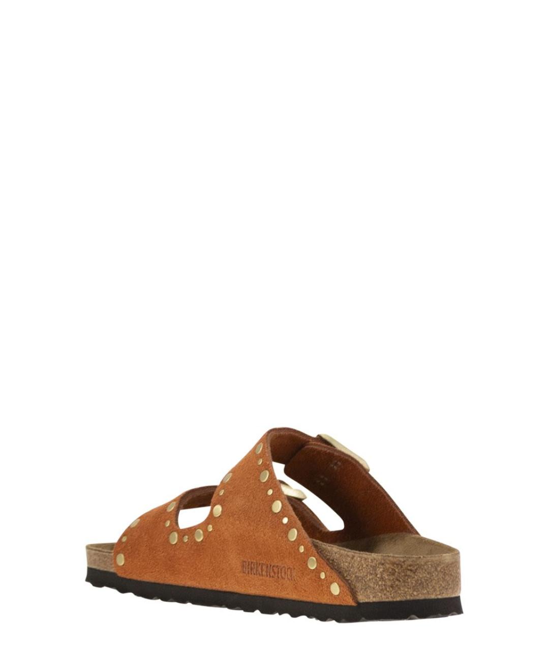BIRKENSTOCK Коричневые замшевые сандалии, фото 3