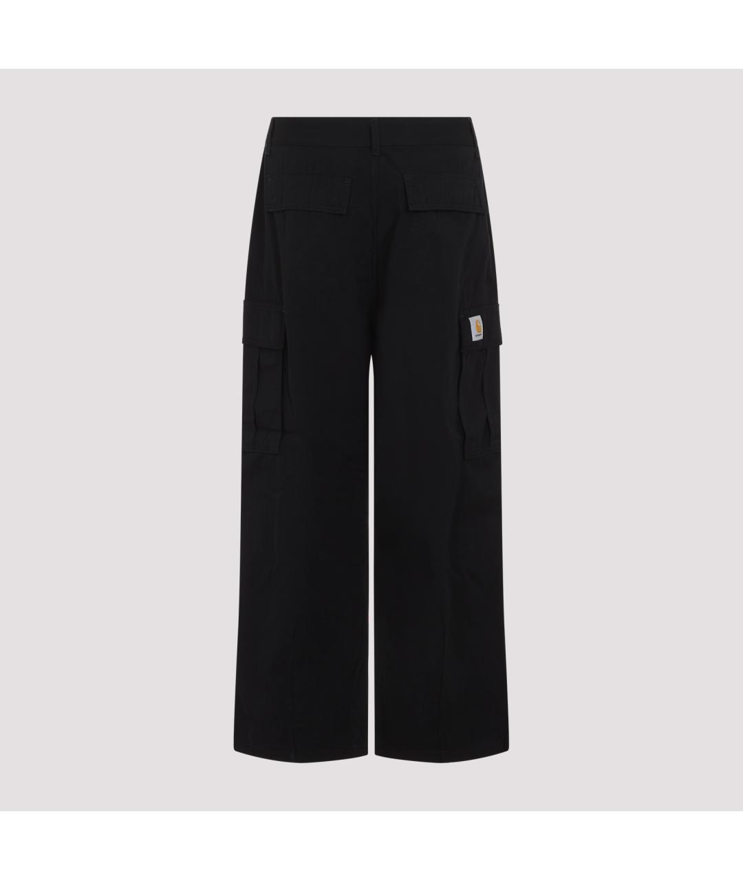 CARHARTT WIP Черные хлопковые повседневные брюки, фото 3