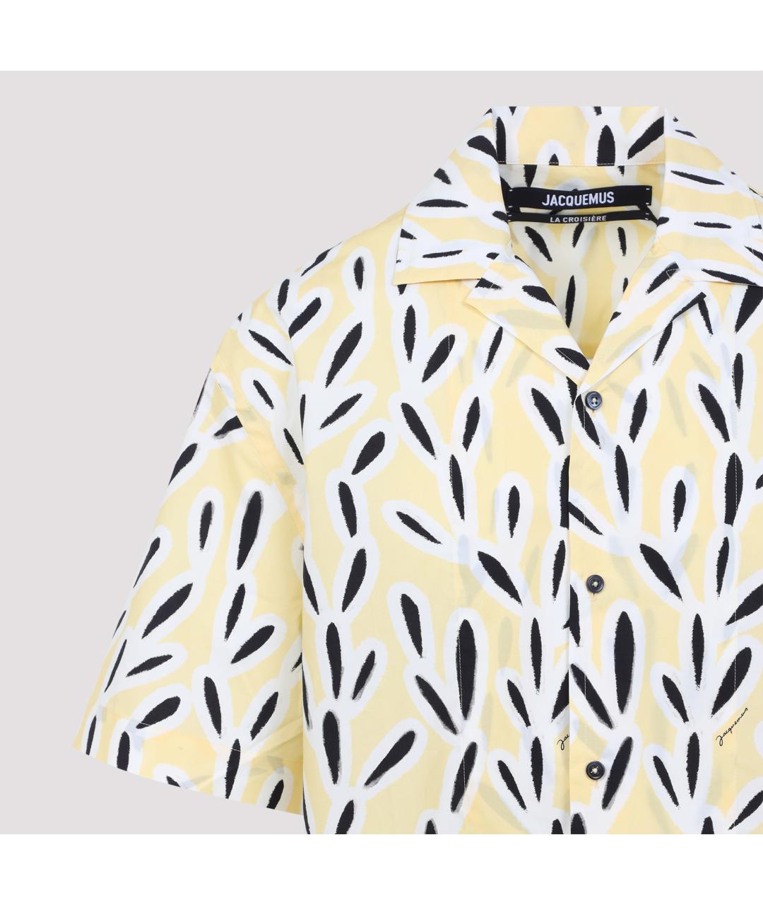 JACQUEMUS Мульти хлопковая кэжуал рубашка, фото 4