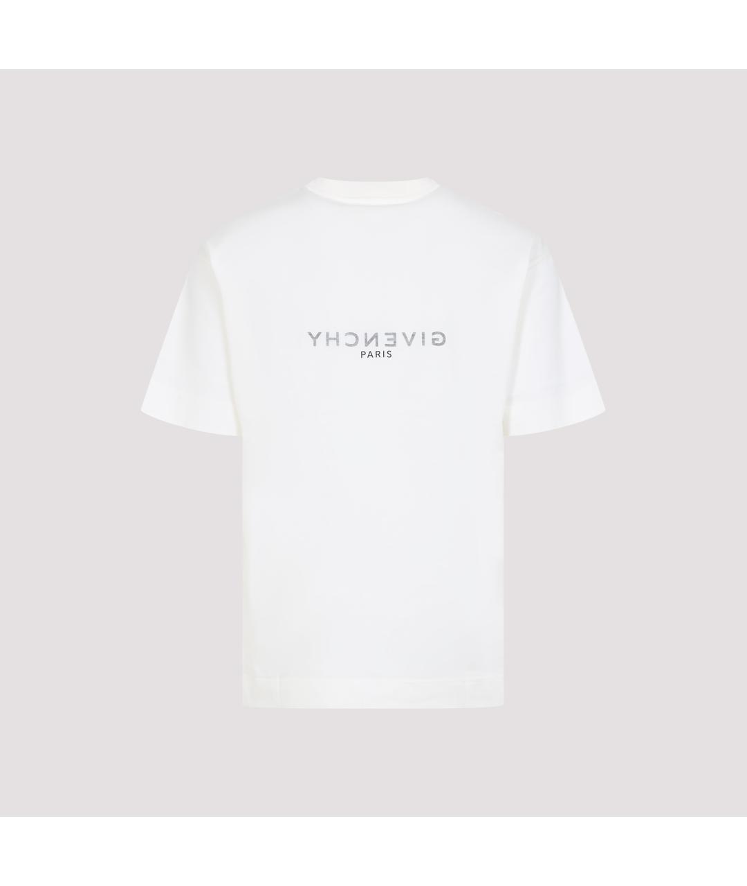 GIVENCHY Белая хлопковая футболка, фото 3