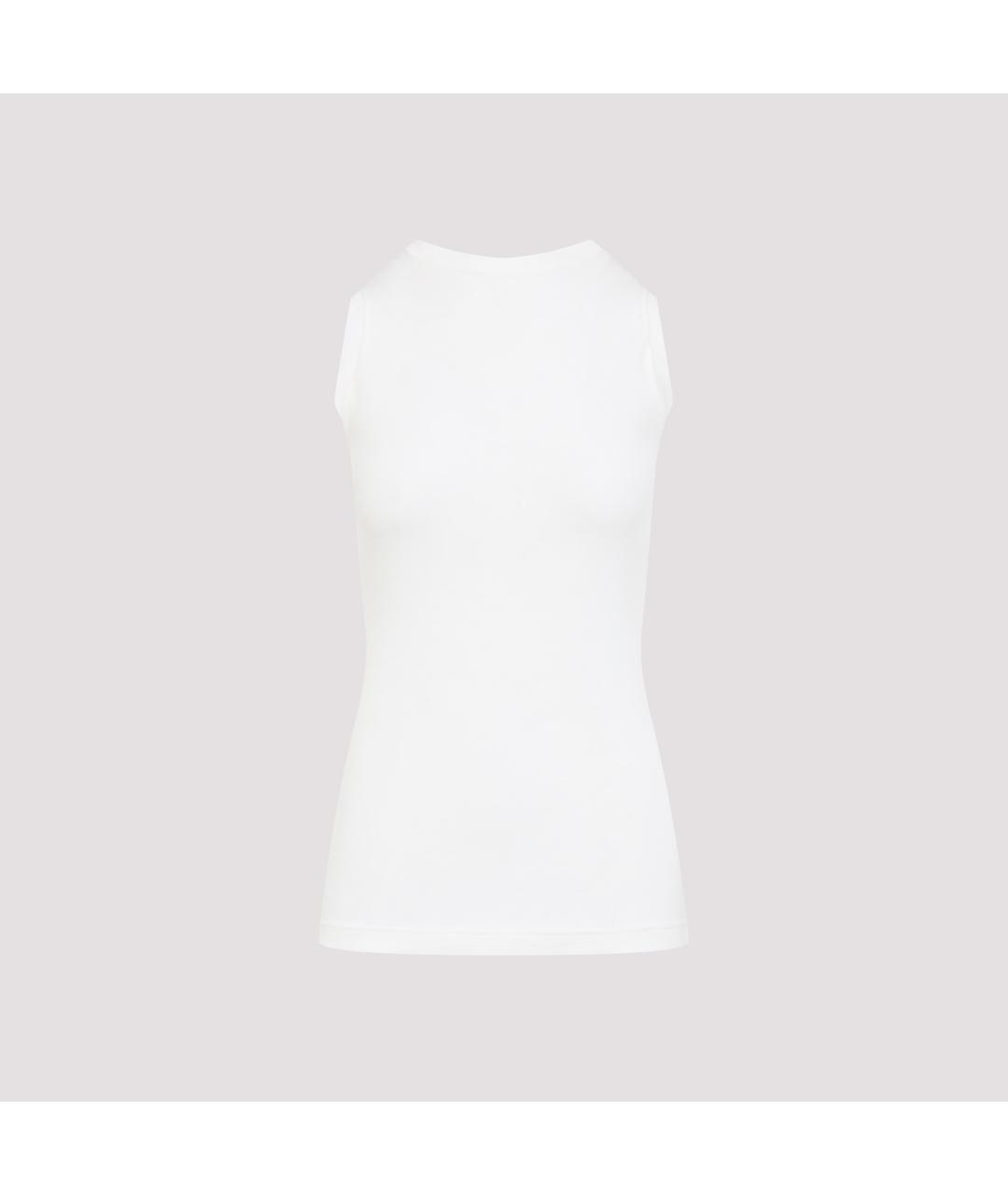 JIL SANDER Серая хлопковая майка, фото 4