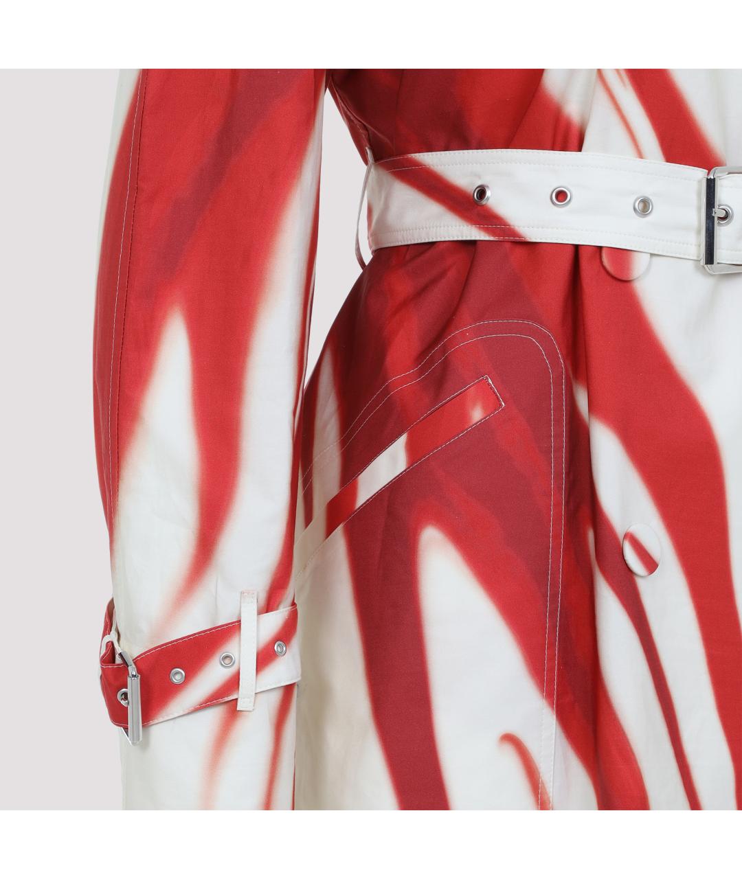 DRIES VAN NOTEN Красное хлопковое пальто, фото 4