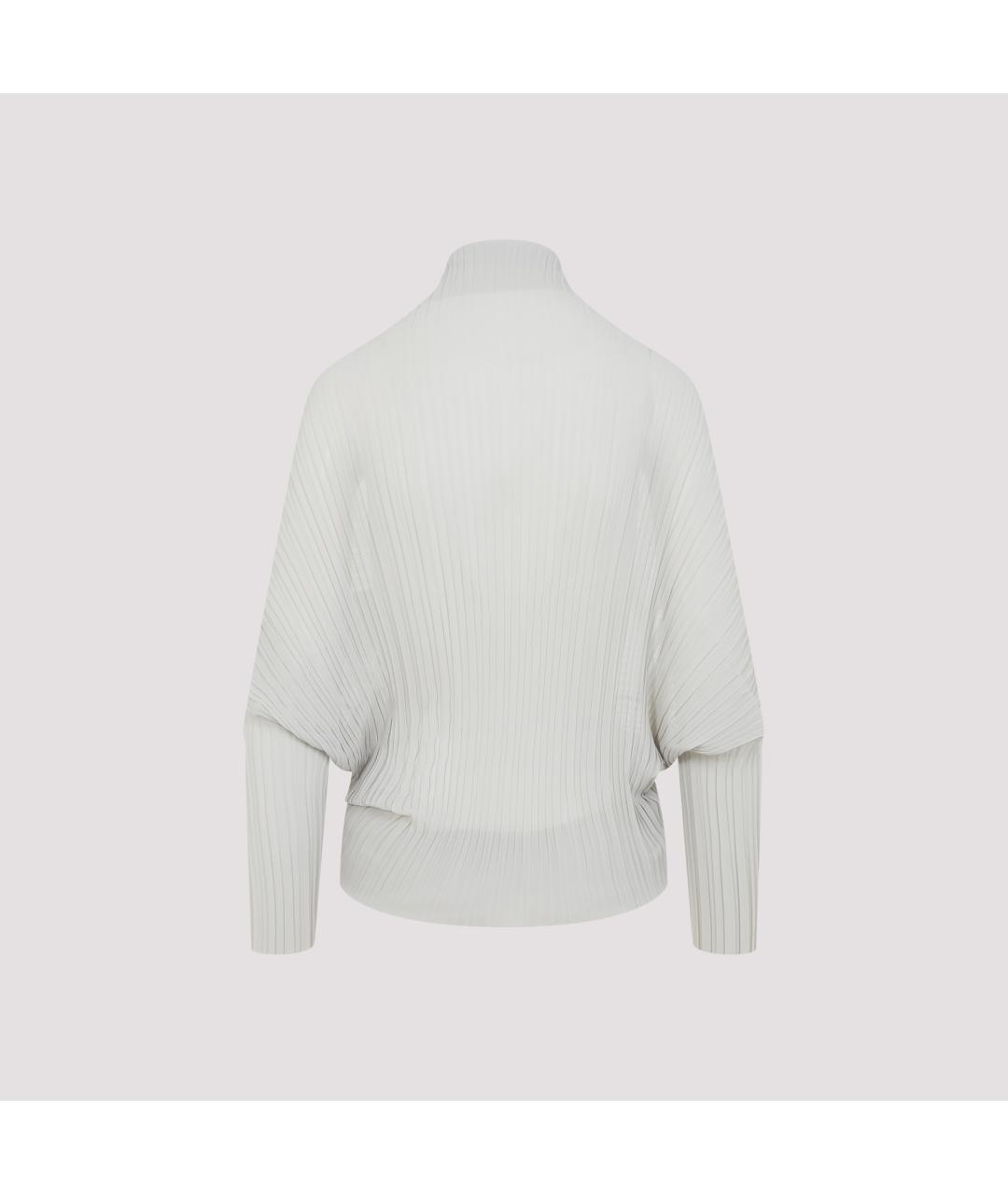 MAX MARA Серый шарф, фото 3
