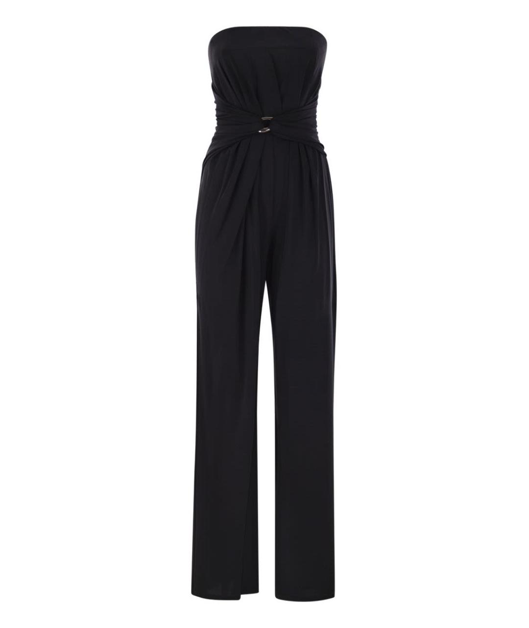 MAX MARA Черный вискозный комбинезон, фото 1
