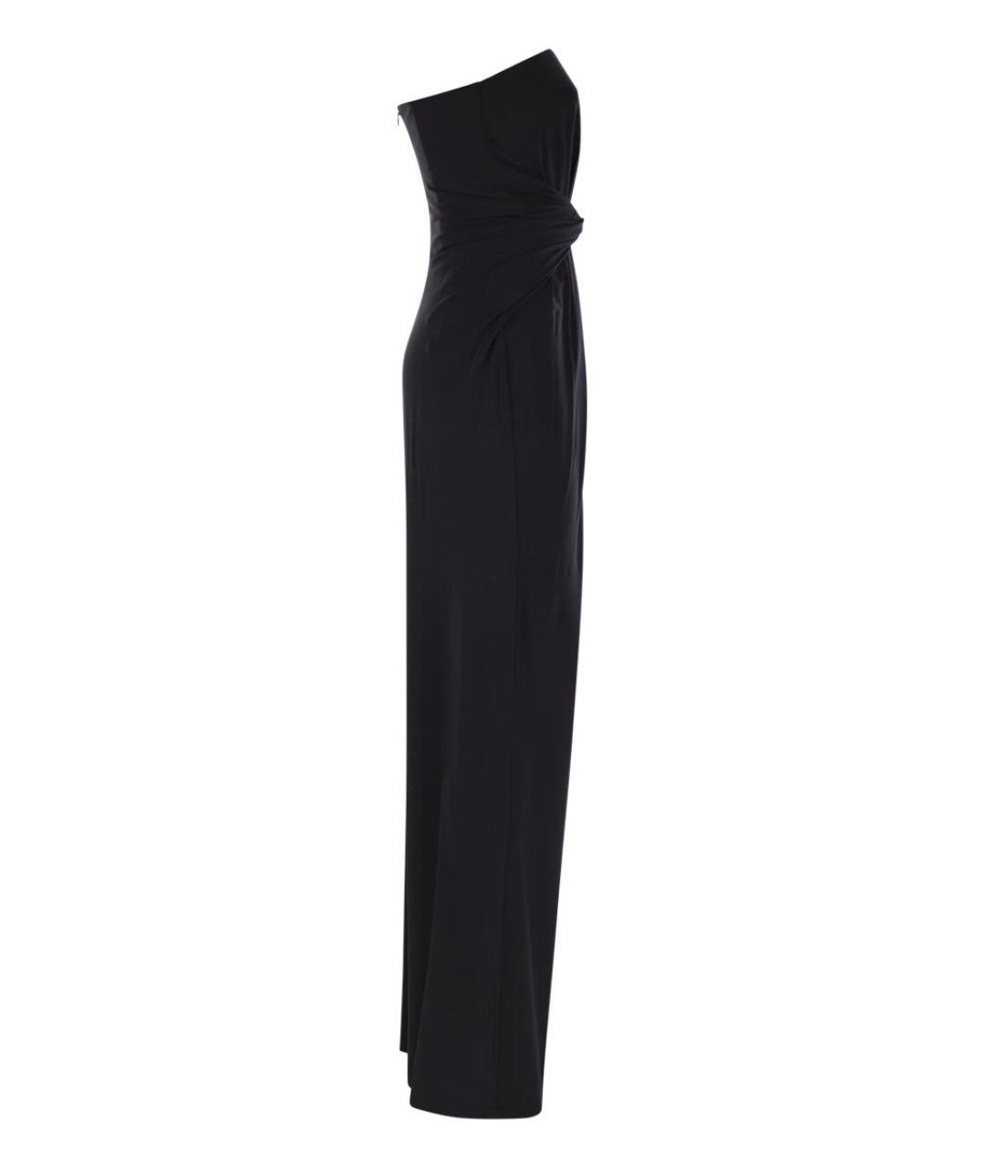 MAX MARA Черный вискозный комбинезон, фото 3