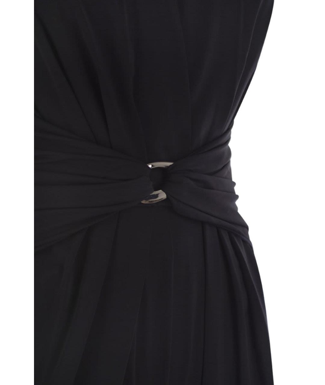 MAX MARA Черный вискозный комбинезон, фото 4