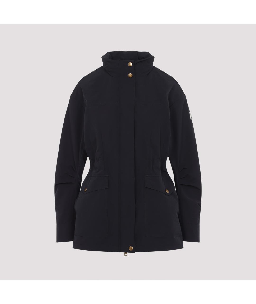 MONCLER Черная полиэстеровая парка, фото 2