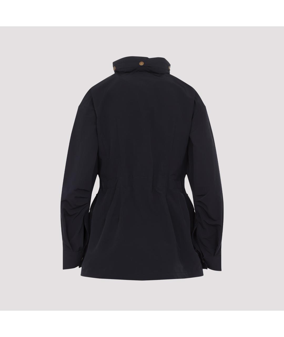 MONCLER Черная полиэстеровая парка, фото 3