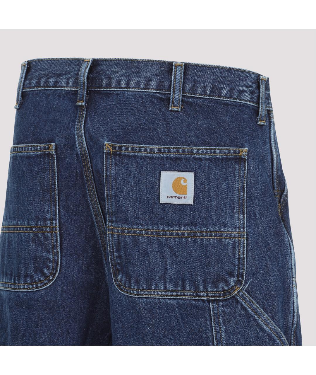 CARHARTT WIP Синие хлопковые шорты, фото 4
