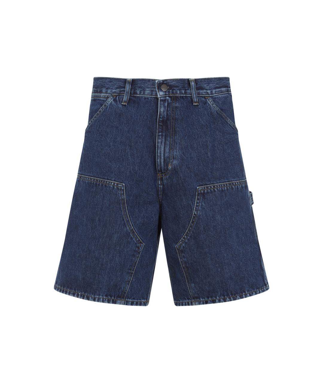 CARHARTT WIP Синие хлопковые шорты, фото 1
