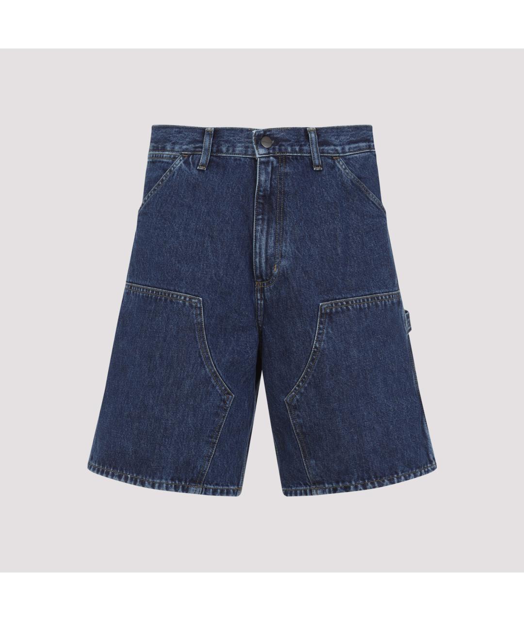 CARHARTT WIP Синие хлопковые шорты, фото 2