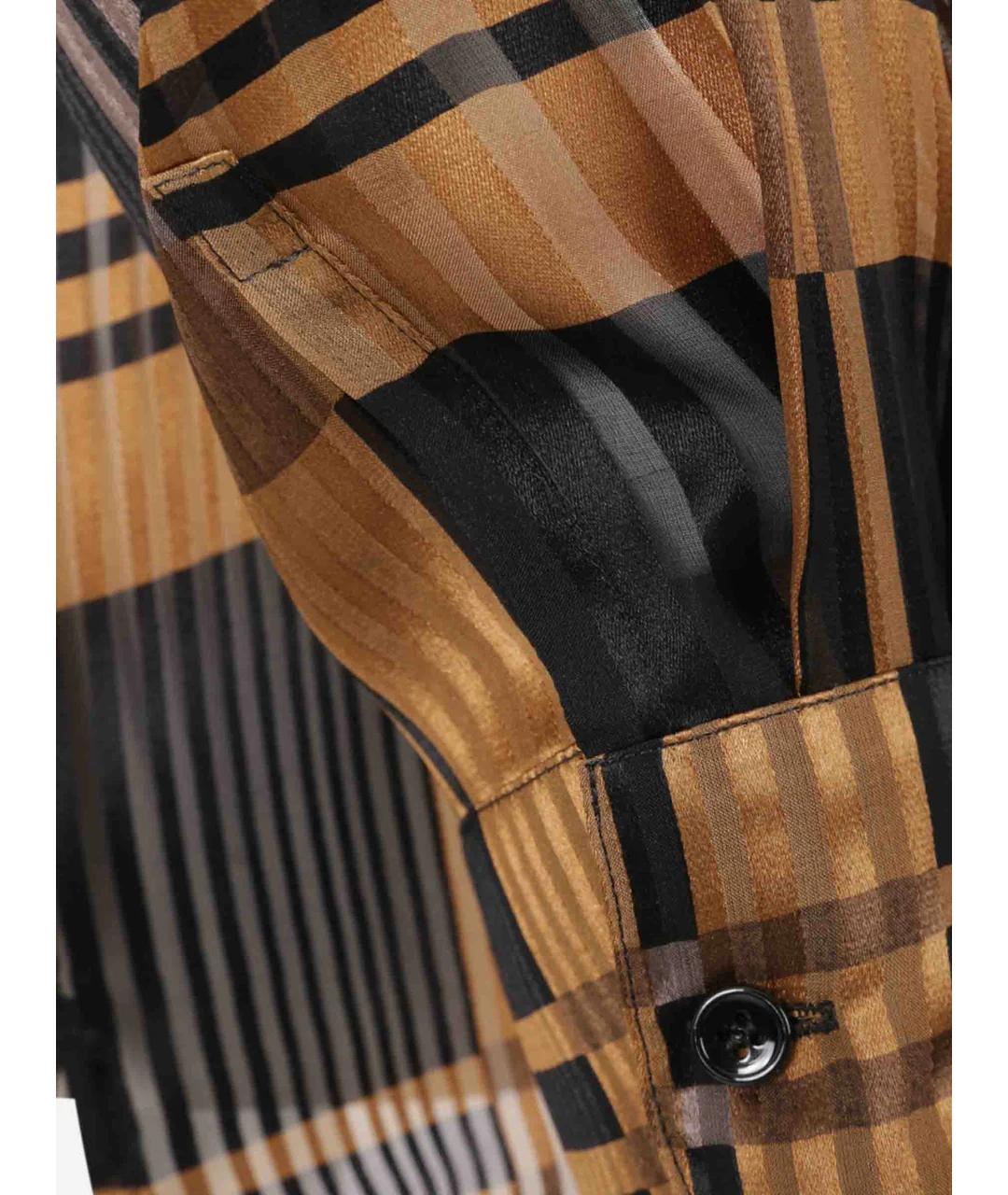 SAINT LAURENT Мульти шелковая кэжуал рубашка, фото 6