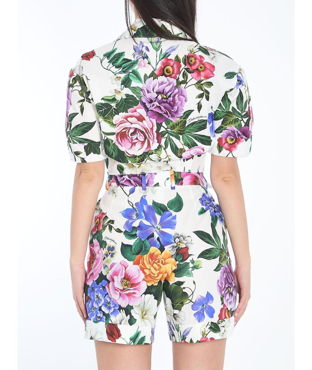 DOLCE&GABBANA Мульти хлопковая рубашка, фото 5