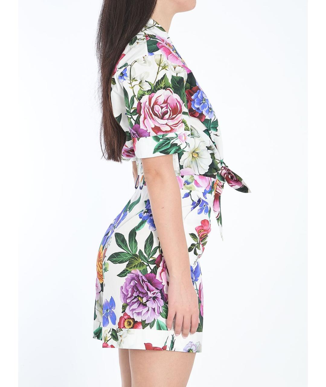 DOLCE&GABBANA Мульти хлопковая рубашка, фото 4