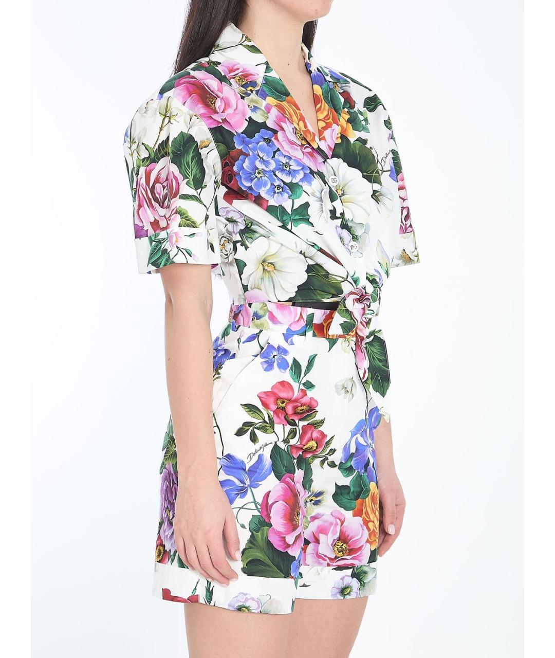 DOLCE&GABBANA Мульти хлопковая рубашка, фото 3