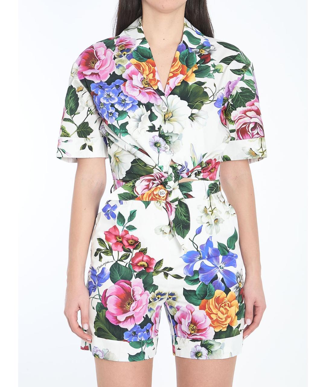 DOLCE&GABBANA Мульти хлопковая рубашка, фото 2