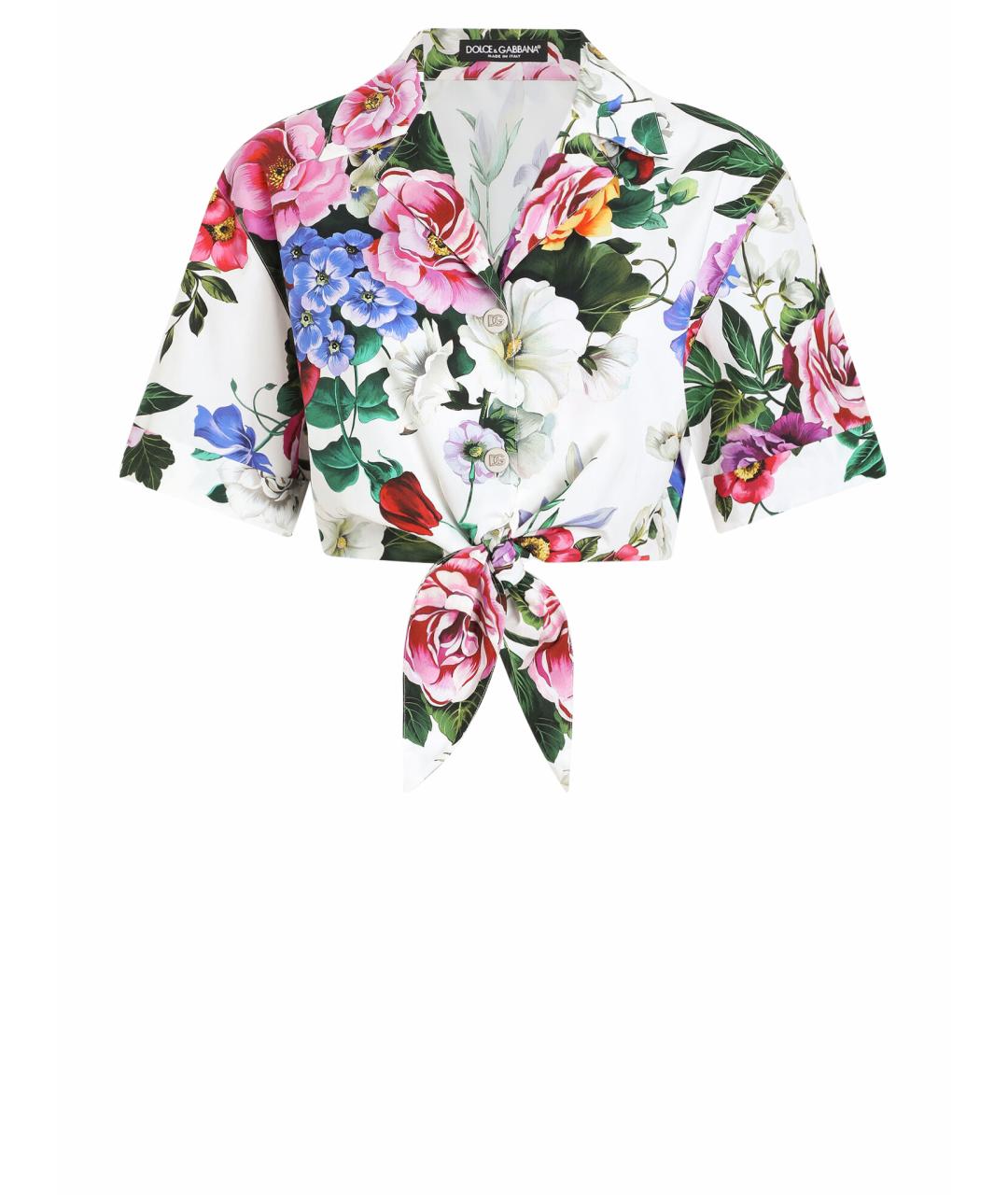 DOLCE&GABBANA Мульти хлопковая рубашка, фото 1