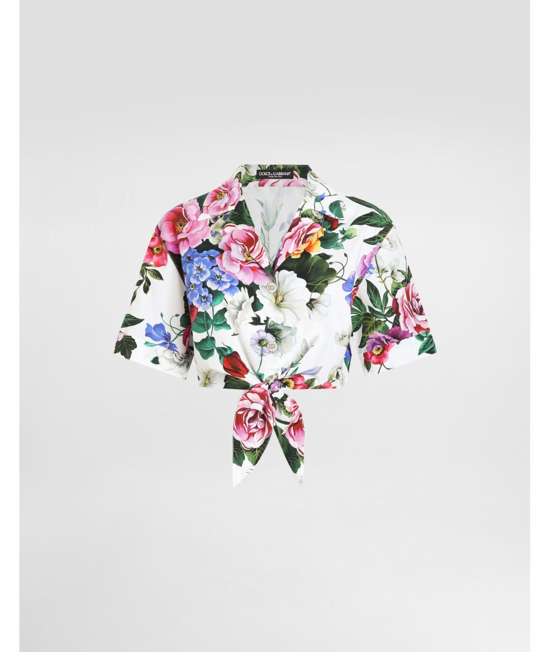 DOLCE&GABBANA Мульти хлопковая рубашка, фото 6