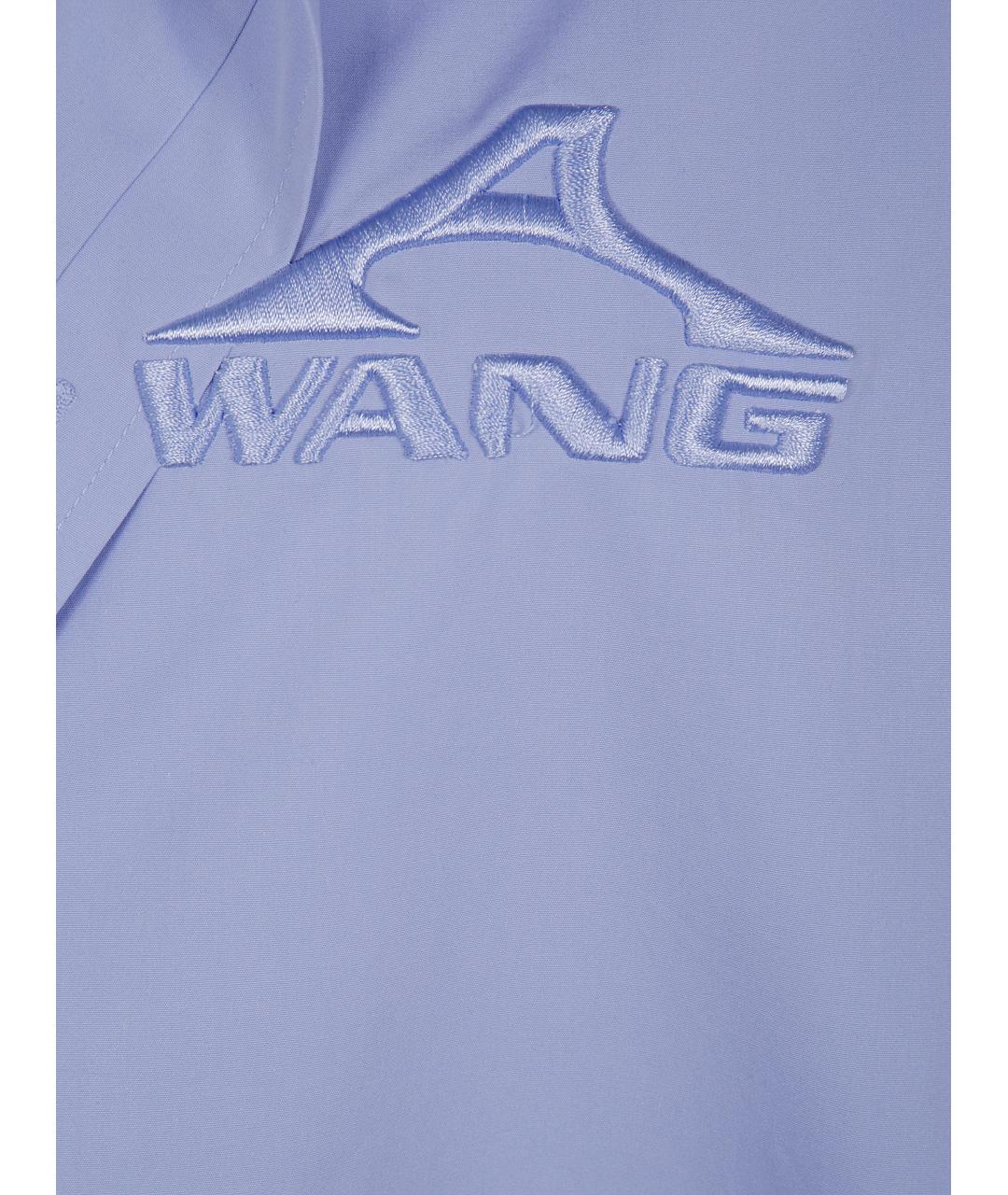 ALEXANDER WANG Синяя хлопковая рубашка, фото 3