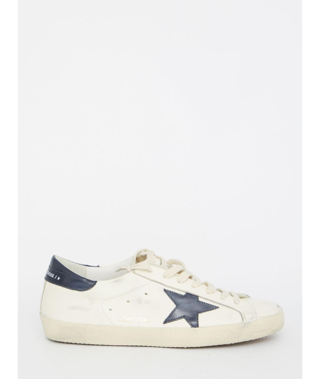 GOLDEN GOOSE DELUXE BRAND Бежевые кожаные кеды, фото 5