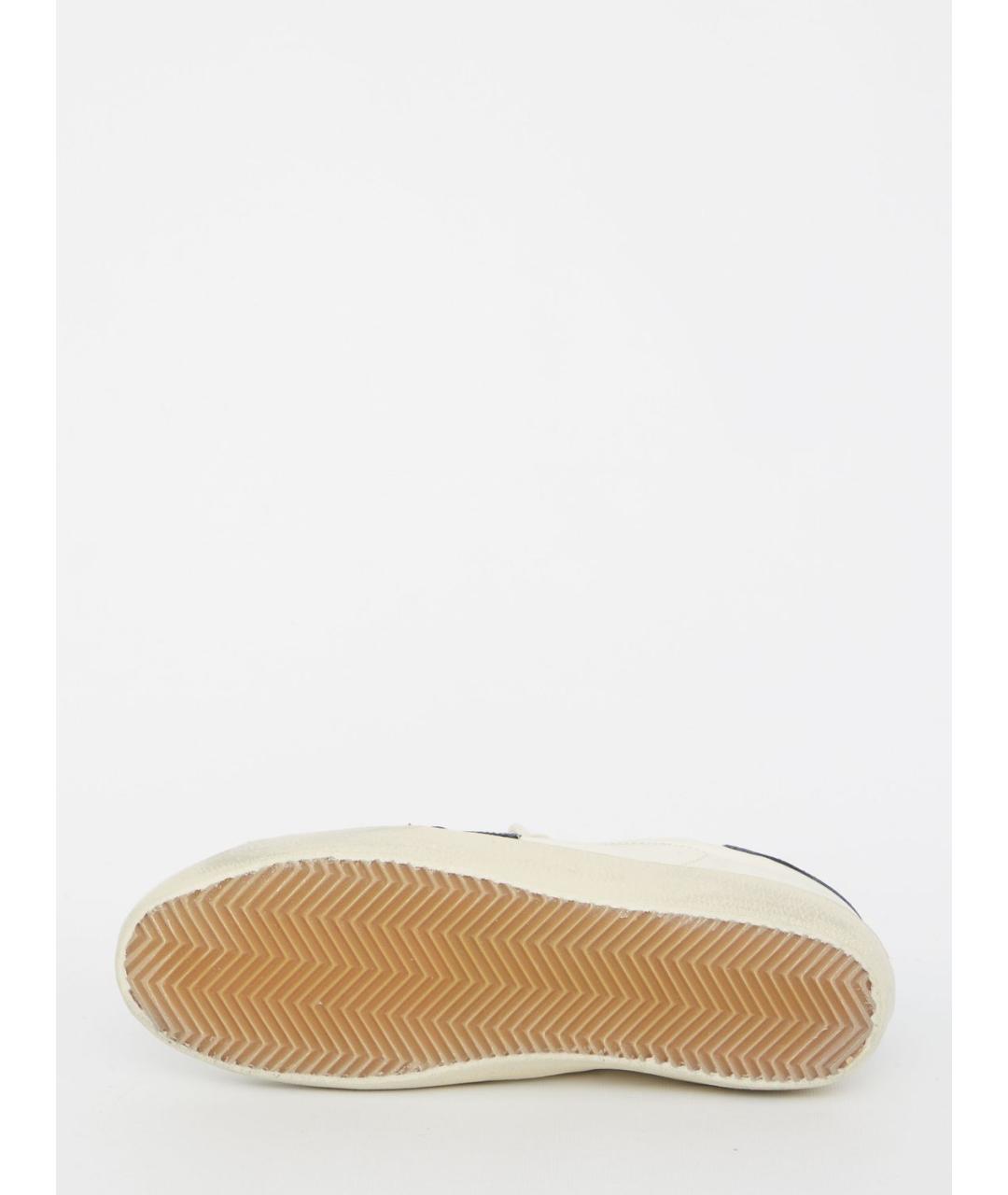 GOLDEN GOOSE DELUXE BRAND Бежевые кожаные кеды, фото 4