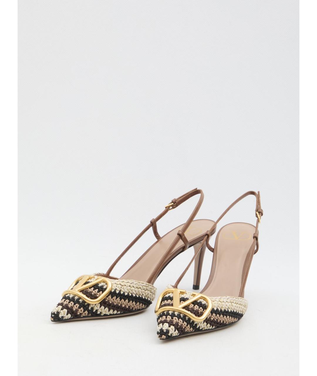 VALENTINO Мульти текстильные туфли, фото 2