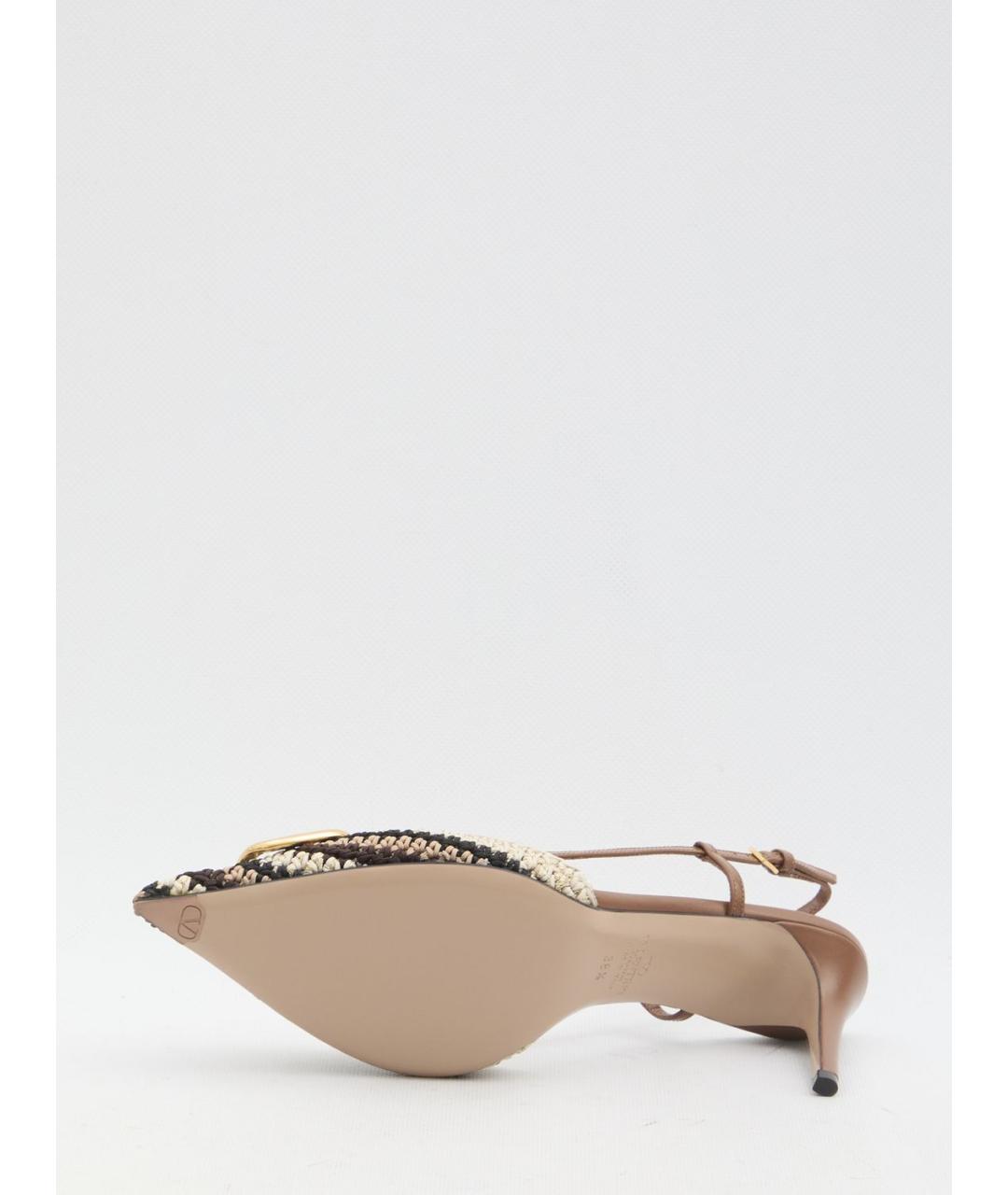 VALENTINO Мульти текстильные туфли, фото 4