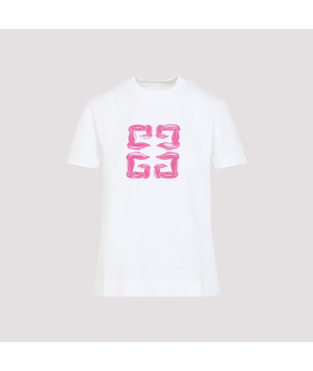 GIVENCHY Белая хлопковая футболка, фото 2