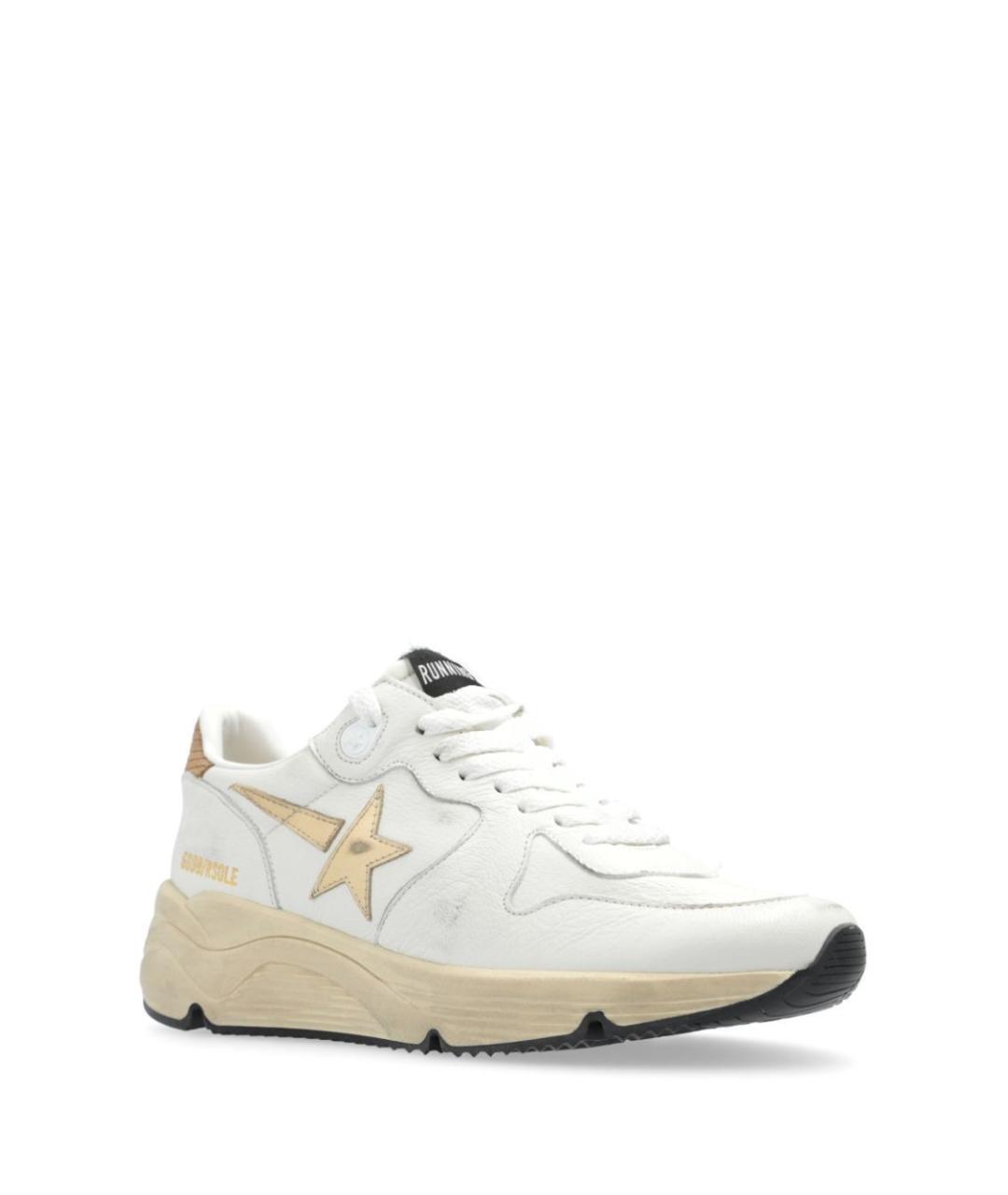 GOLDEN GOOSE DELUXE BRAND Белые синтетические кроссовки, фото 2