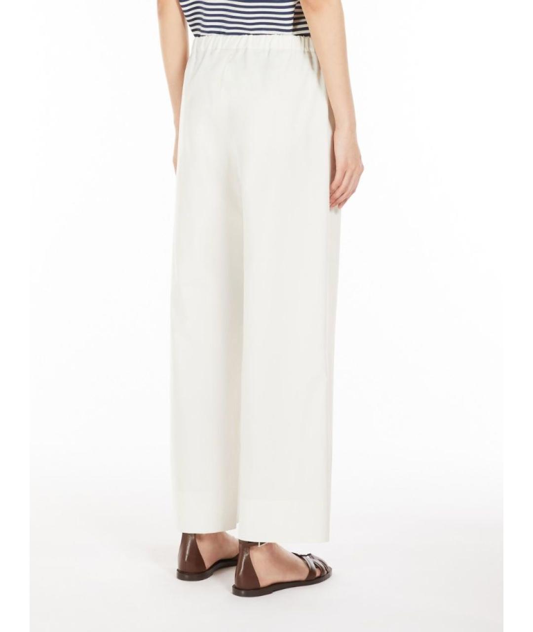 'S MAX MARA Хлопковые прямые брюки, фото 3