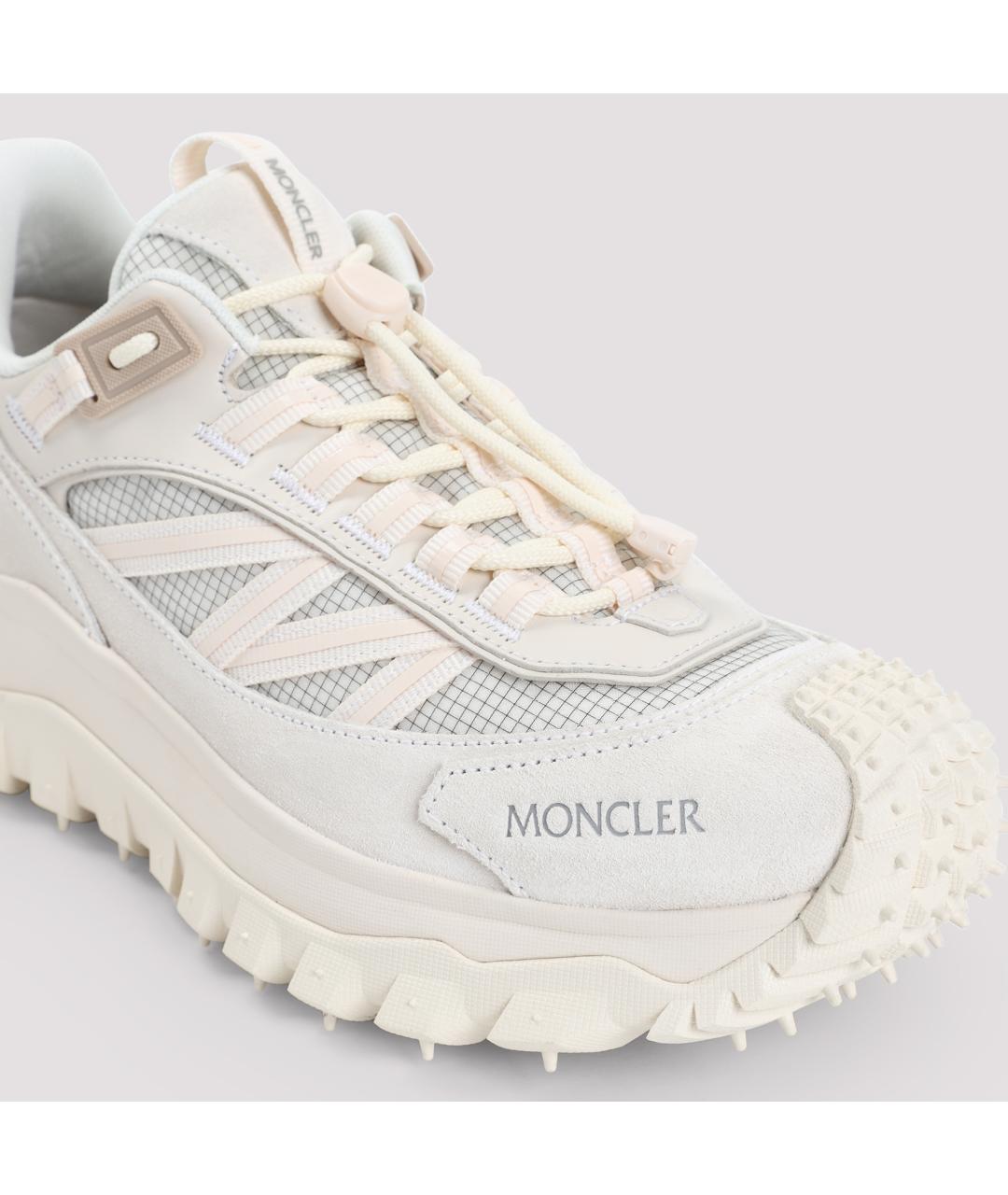 MONCLER Белые кроссовки, фото 5