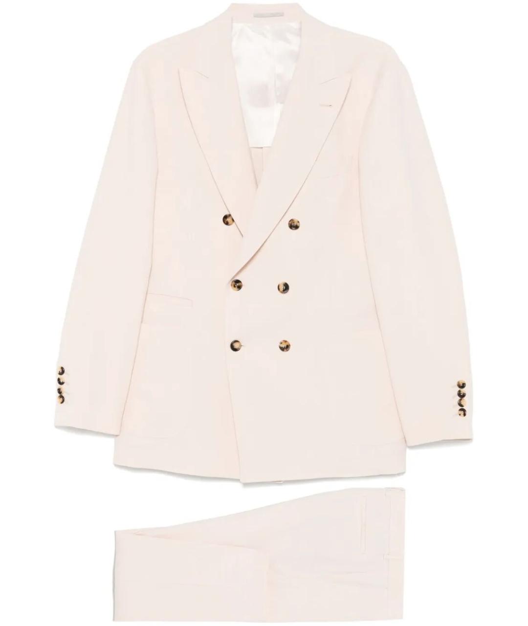 BRUNELLO CUCINELLI Розовый классический костюм, фото 1