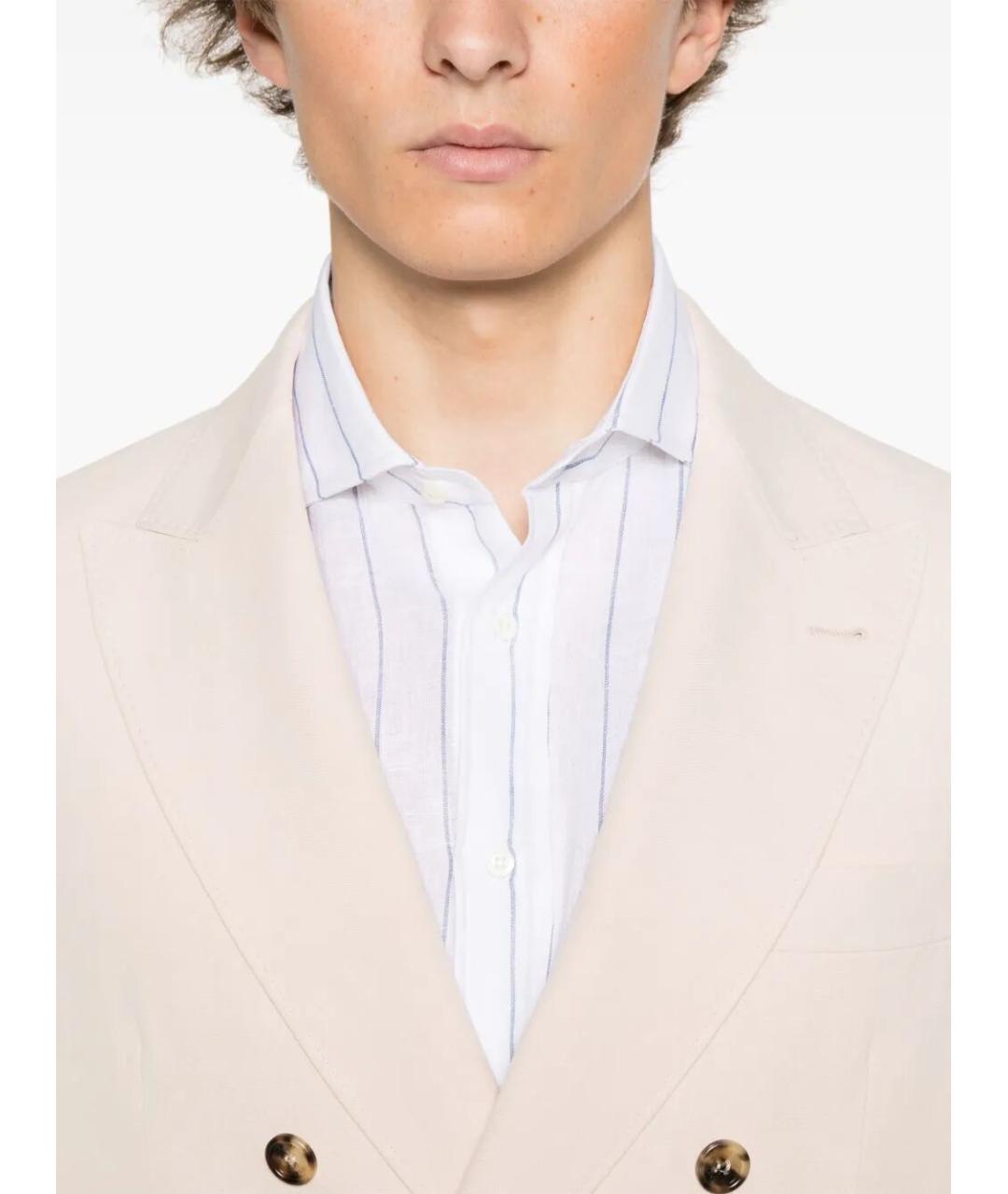 BRUNELLO CUCINELLI Розовый классический костюм, фото 5