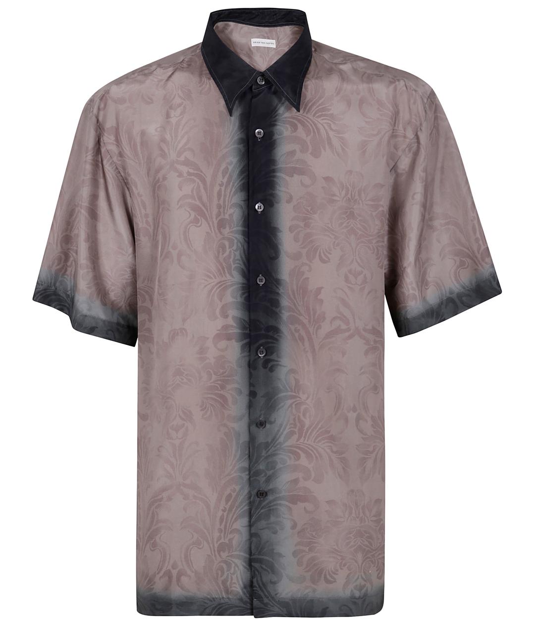 DRIES VAN NOTEN Бежевая шелковая кэжуал рубашка, фото 1