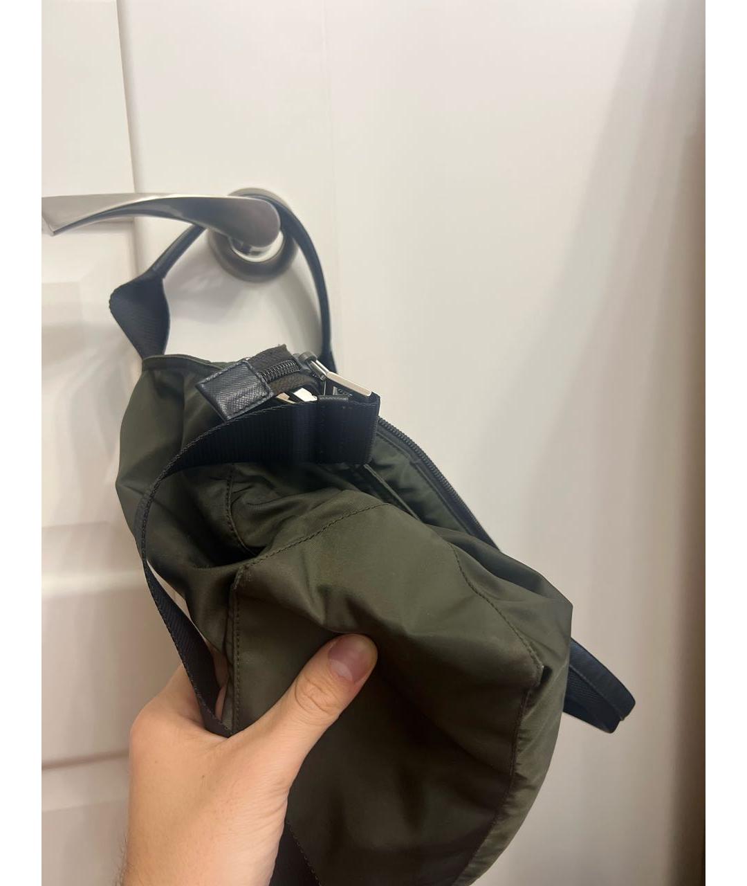 PRADA Зеленая сумка тоут, фото 7