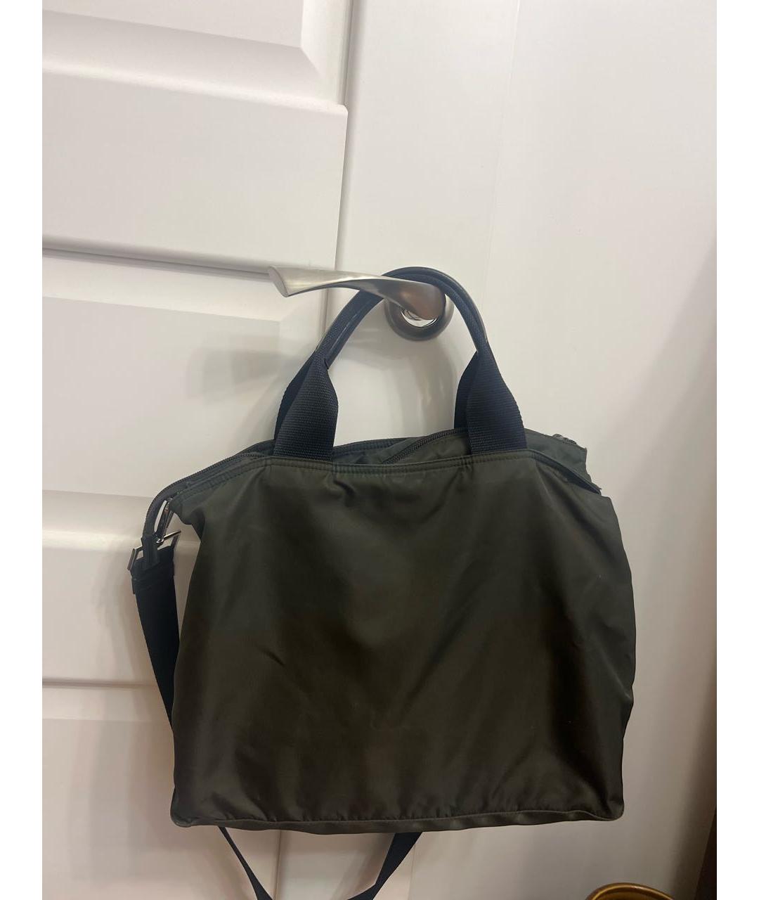 PRADA Зеленая сумка тоут, фото 3