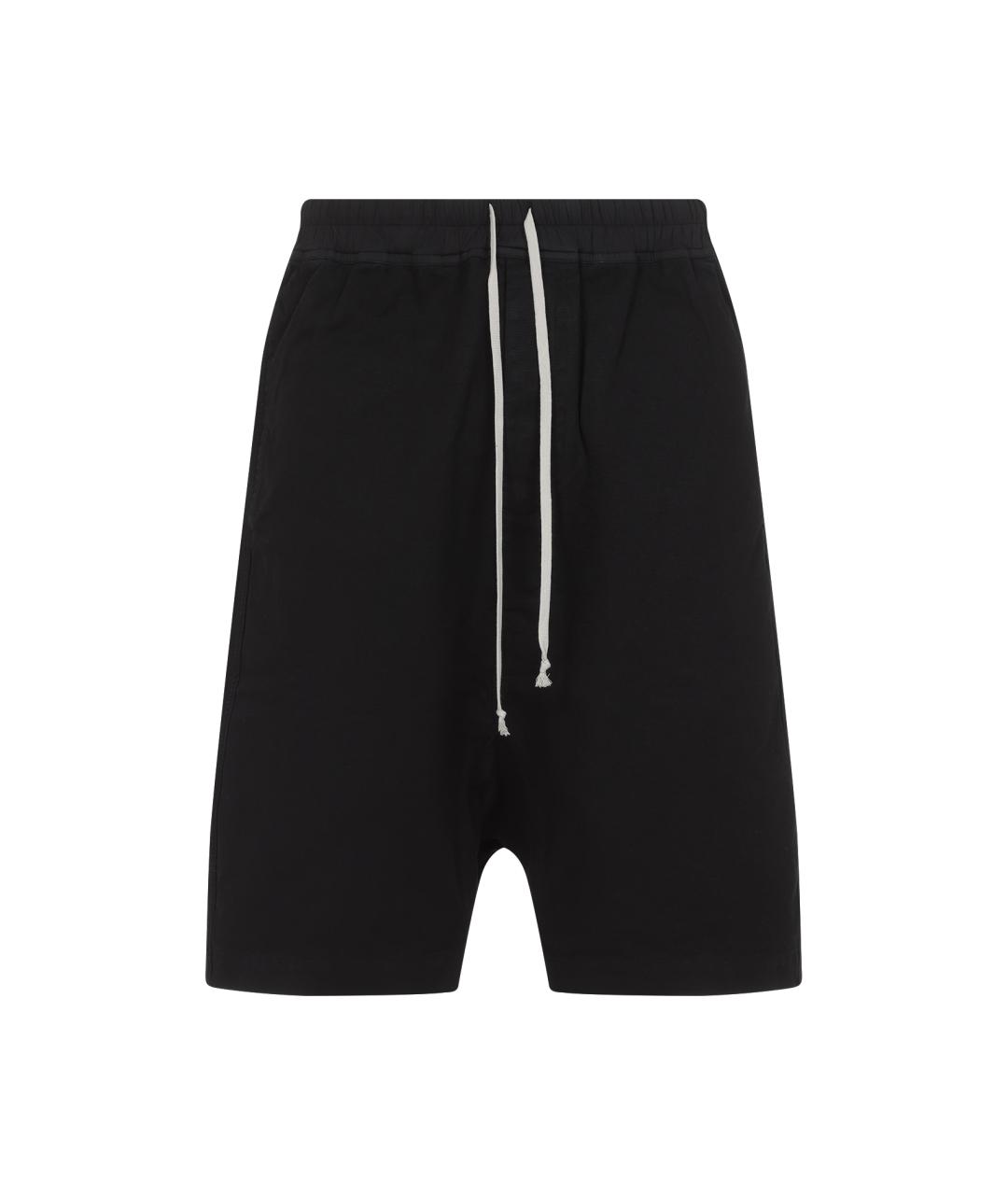 RICK OWENS DRKSHDW Черные хлопковые шорты, фото 1
