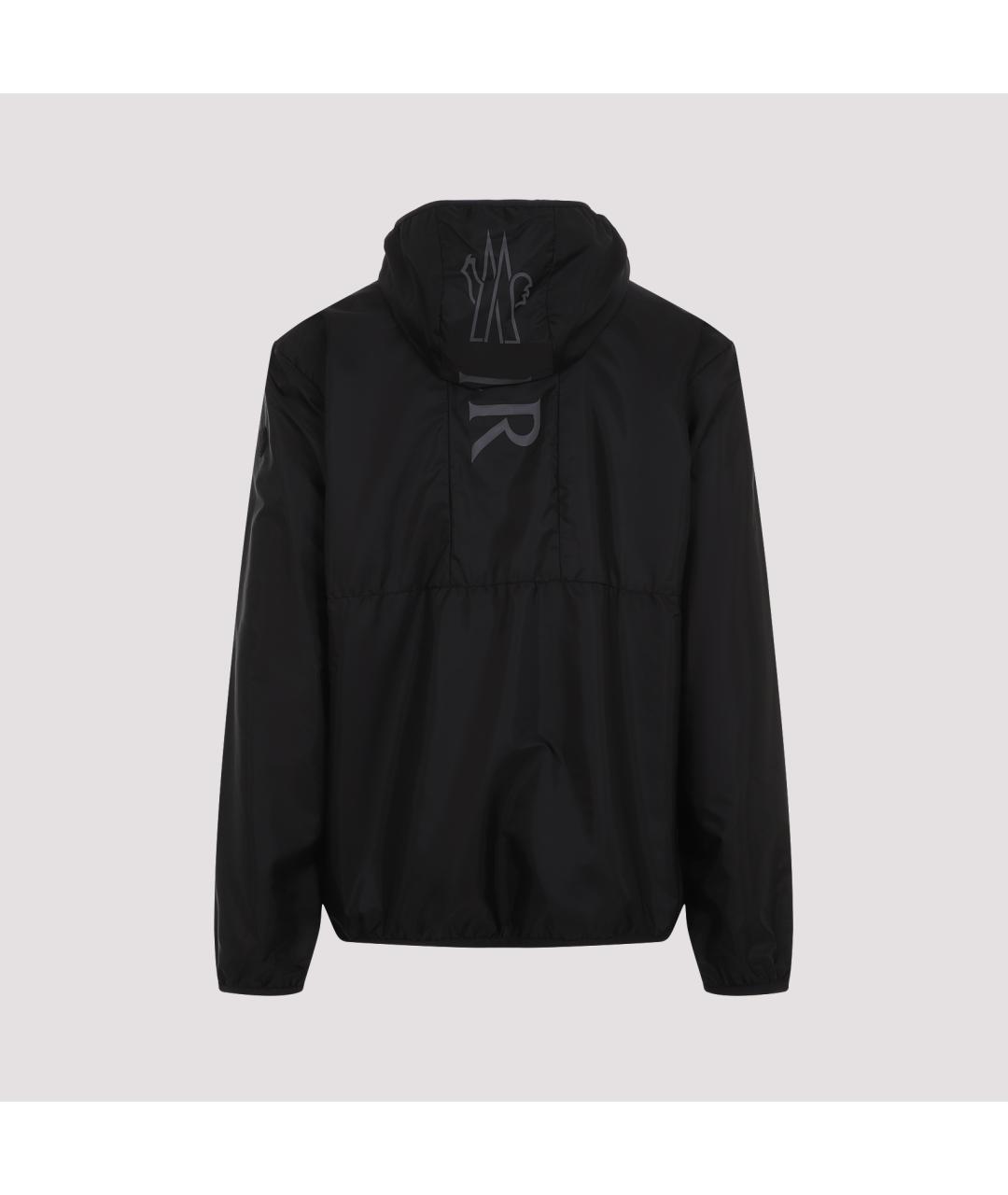 MONCLER Черная полиамидовая куртка, фото 3