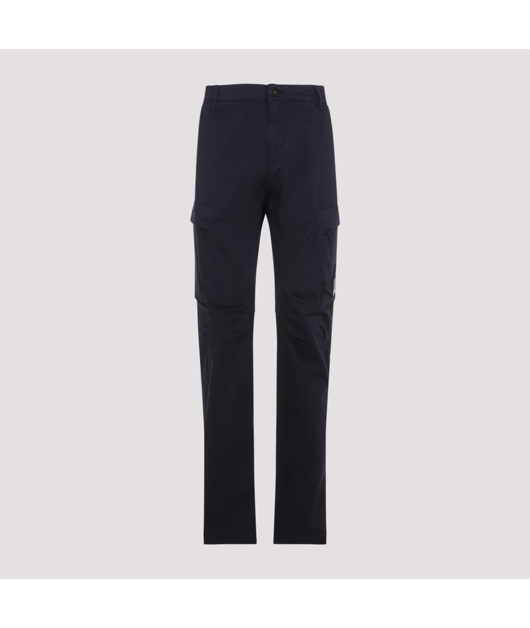 CP COMPANY Синие хлопковые повседневные брюки, фото 2